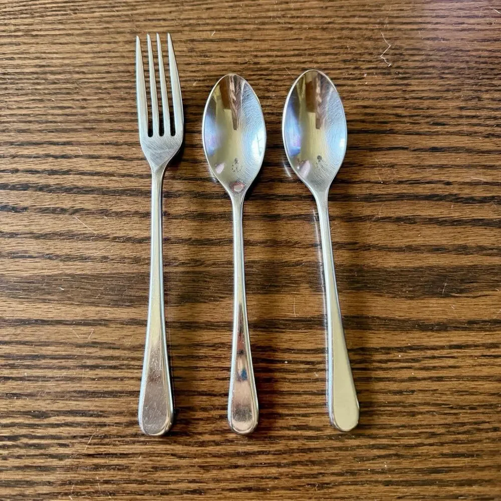 ROBERT WELCH IONA Tour Stainless Steel Flatware 18/10 Crate & Barrel 12 Piece - Picture 8 of 10